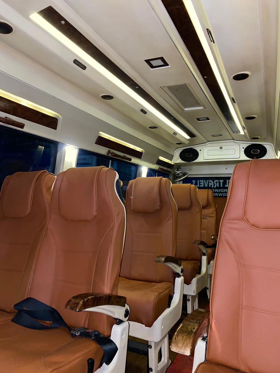 Rent 12+1 tempo traveller